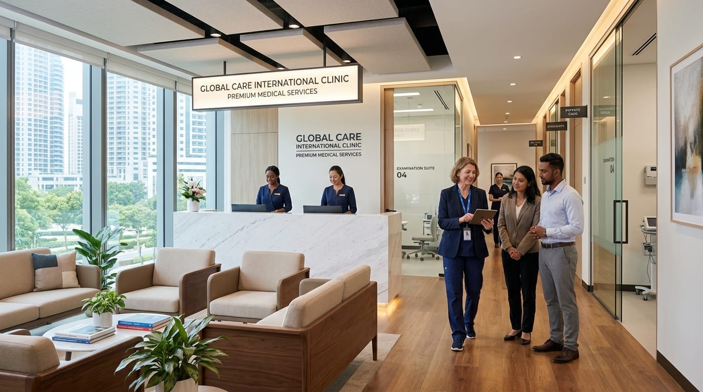 Atendimento hospitalar internacional de urgência