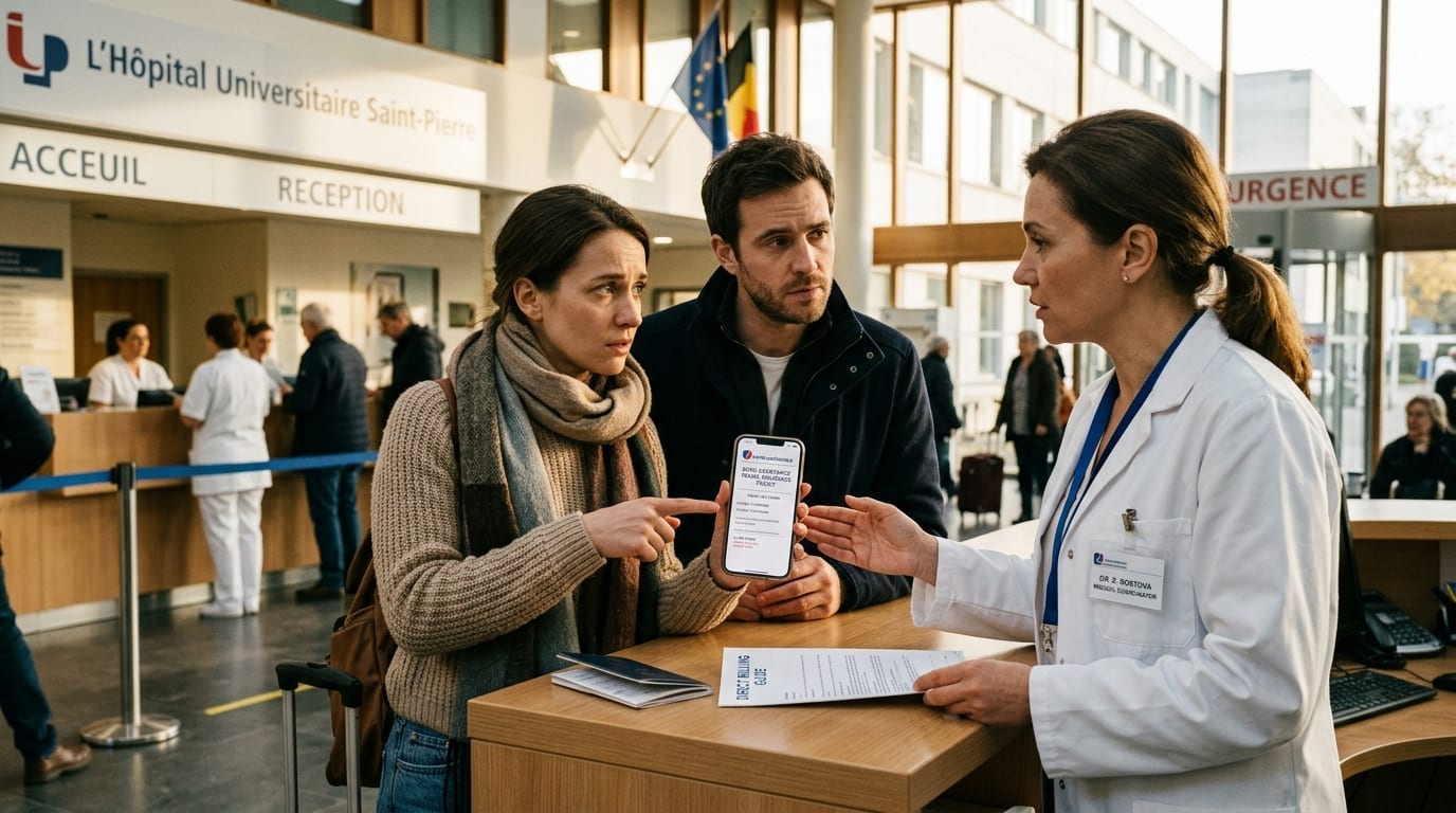 Atendimento de emergência em hospital europeu comparando seguro viagem e assistência viagem